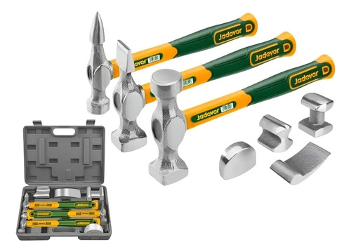 Set 7pcs Martillos Para Chapista Carroceria Jadever