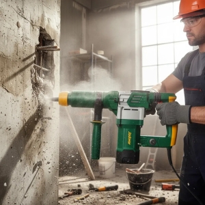 Martillo Demoledor 1300w 15j Enc Hexagonal Jadever Verde Musgo