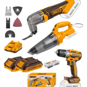 Kit Taladro Atornillador + Mult + Aspiradora Cosli240685