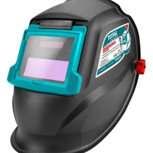 Careta, Máscara De Soldar Total Fotosensible, Fotocromática, Visor Plegable - Recarga Automática Con La Luz - Tsp9309 Negro Liso