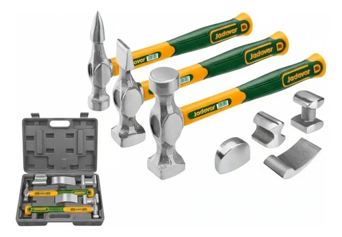 Set 7pcs Martillos Para Chapista Carroceria Jadever - Imagen 2