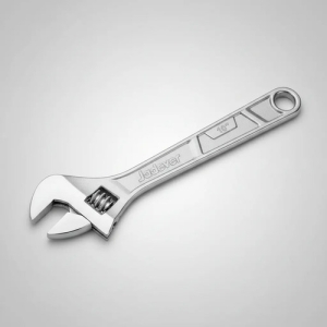 Llave Francesa Ajustable Industrial 10 Pulgadas Jadever Azul Acero