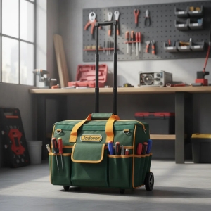 Bolso De Herramientas Con Carro Jadever Verde