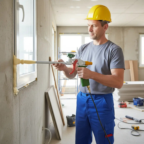 Pistola Espuma Proyectada Poliuretano Jadever 320mm - Imagen 4