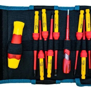 Destornillador Aislado Industrial Juego X 12pzs Intercambiab