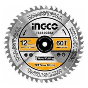 Disco Corte 12'' 305 60d Aluminio Madera Ingco Tsb130523 Plateado