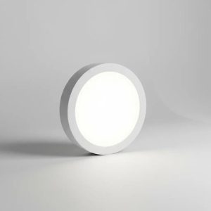 Panel Led Plafón 12w Foco Sobrepuesto Redondo Luz Fría Techo Redondo Blanco