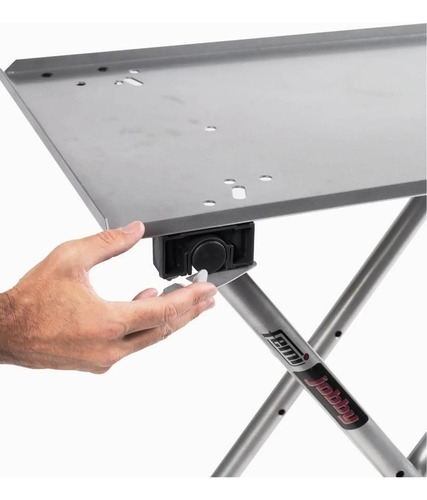 Banco Mesa Trabajo Plegable Femi 50kg 300 Plus Gris - Imagen 2