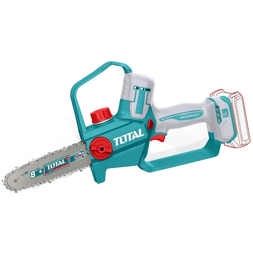 Motosierra Inalámbrica Total 20v, 8 Pulgadas, 200mm, 11 M/s - Motor Sin Carbones - No Incluye Batería Ni Cargador - Tgsli2088 Turquesa