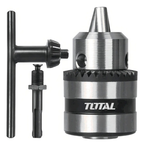 Mandril Total Con Llave De 13mm Y Adaptador Sds Plus - Tac451301.1