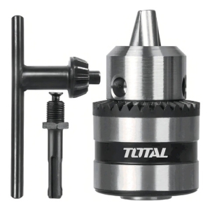 Mandril Total Con Llave De 13mm Y Adaptador Sds Plus - Tac451301.1