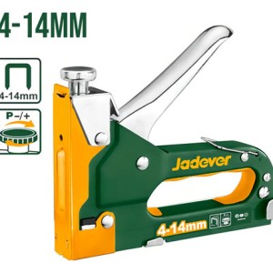 Engrampadora Manual 4-14mm Jadever Verde De Metal Jdgu3614