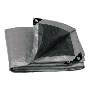 Lona Truper Super Reforzada 6 X 12 M Uso Rudo Camping Camion Gris