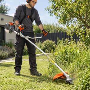 Desmalezadora Nafta 27.2cc Holzfforma Ff55 Potente Y Ligera Para Jardinería