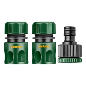 Juego Conector Rápido Para Manguera 3 Piezas Jadever Color Verde