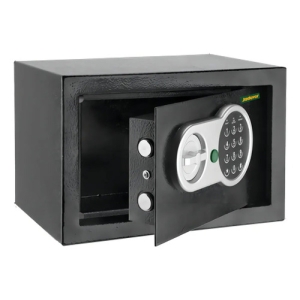 Caja Fuerte Electrónica Jadever Con Combinación Mecánica, De 19 Litros Gris Oscuro