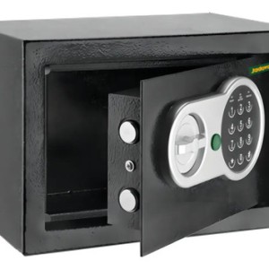Caja Fuerte Electronica 11l Jadever Jdeb1520 Color Gris Oscuro