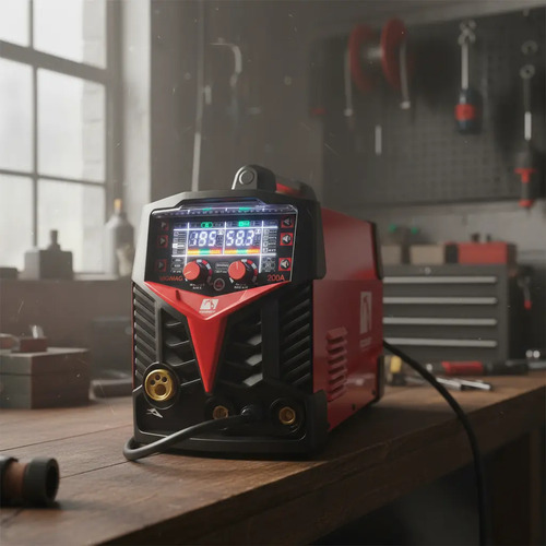 Soldadora Mig Tig Electrodo 4 En 1 200a Robot Con Y Sin Gas Rojo - Imagen 2
