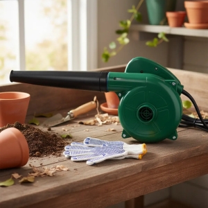 Sopladora Aspiradora 400w De Jardin Patio Hojas + Regalo Verde Musgo