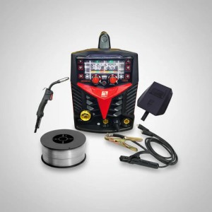 Soldadora Industrial 4en1 Mig Flux Mig Gas Tig Mma 160a Rob Rojo