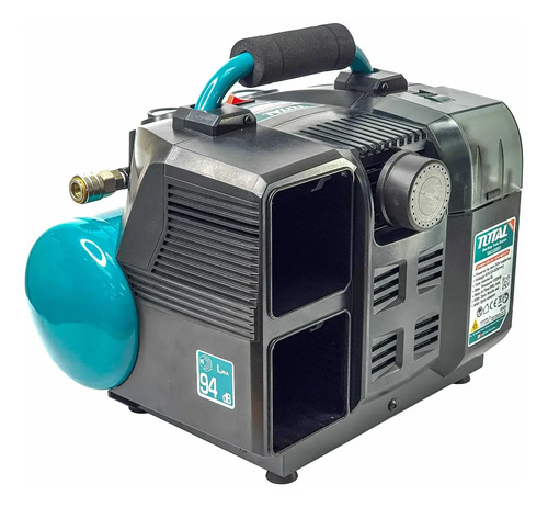 Compresor Inalambrico Sin Aceite Total 6 Litros 120psi 40v Turquesa 50 Hz Monofásica - Imagen 4