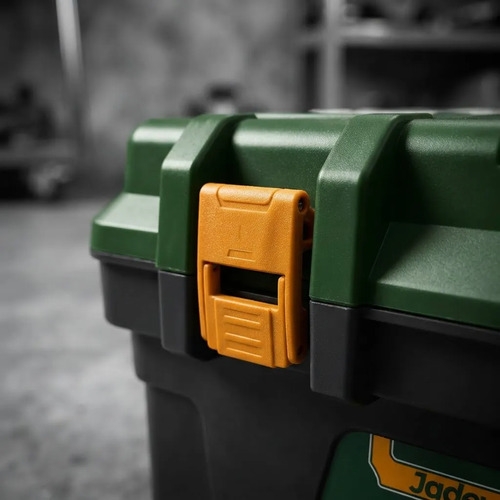 Caja Para Herramientas Plastico 24 Jadever Verde Musgo - Imagen 3