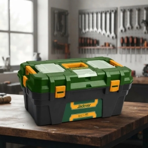 Caja Para Herramientas Plastico 24 Jadever Verde Musgo