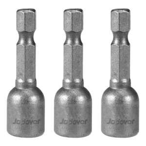 Set 3 Dados 10 Mm Enc 1/4 Jadever Jdwr1k10 Plateado