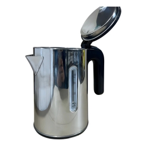 Jarra Tetera Eléctrica Metal Acero Inoxidable 1.8l 1500w Gris
