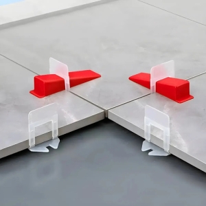 Kit Clip Nivelador Cuña Ceramicos Porcelanato 1.5 2 3mm 100u 1.5mm Clip Nivelador Con Cuña