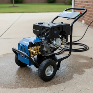 Hidrolavadora A Nafta 5250w 7hp Hyundai 200bar 6lts/min Azul