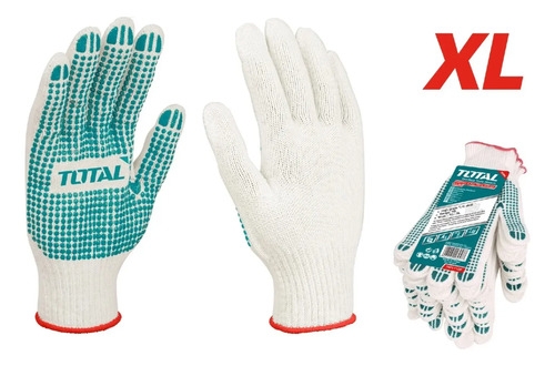 Guantes De Hilo Y Puntos De Pvc X 10 Unidades Total Tsp11102 - Imagen 3