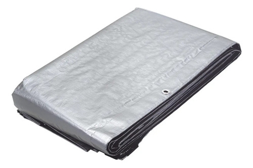 Lona Truper Super Reforzada 9 X 14 M Uso Rudo Camping Camion Plateado - Imagen 3