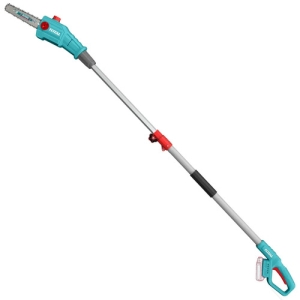 Motosierra Inalámbrica Total 20v, 8 Pulgadas, 200mm, 11 M/s, Extensible Con Mango Telescópico 160-200cm - Motor Sin Carbones - No Incluye Batería Ni Cargador - Tpsli2028 Turquesa