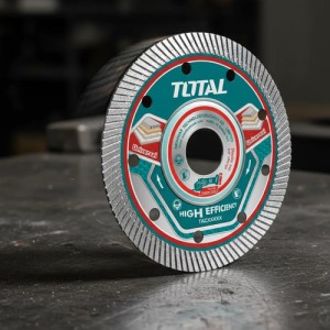 Disco De Corte Diamantado 115mm 4 1/2 Ultra Fino Total Plateado