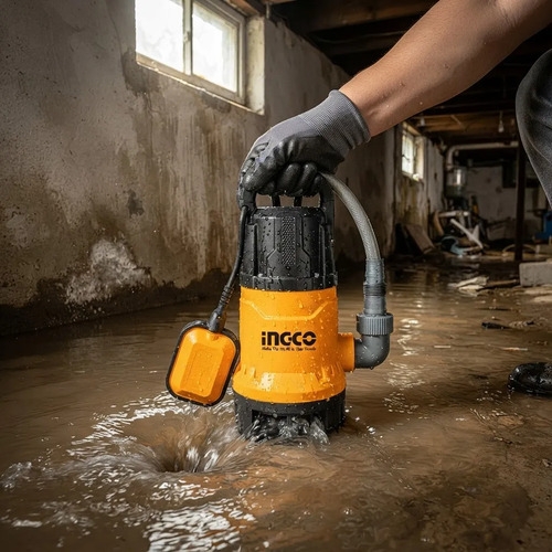 Bomba Sumergible Agua Pozo Sucia 1 Hp Ingco Spd7508 - Imagen 3