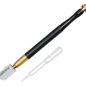 Corta Vidrio Lapiz Hierro Negro Con Tubo Succion Jadever