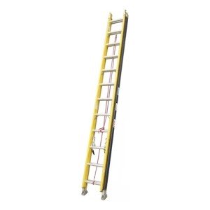 Lh Escalera Colisa 24 Escalones Fibra De Vidrio Lh-2267 Color Amarillo