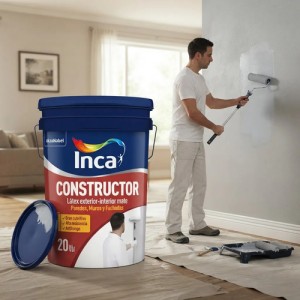 Pintura Inca Latex Constructor Interior - Exterior Mate 20l Blanco Mate