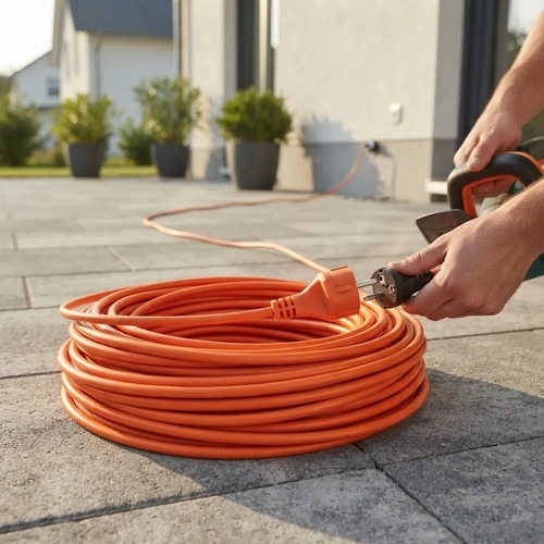 Alargue 10m 15m 20m 25m Enchufe Conector Schuko 3x1.5mm 20 Metros 3x1.5 - Imagen 3