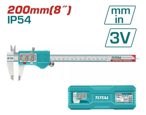 Calibre Digital Metalico 0-200mm Total Alta Precision - Imagen 3