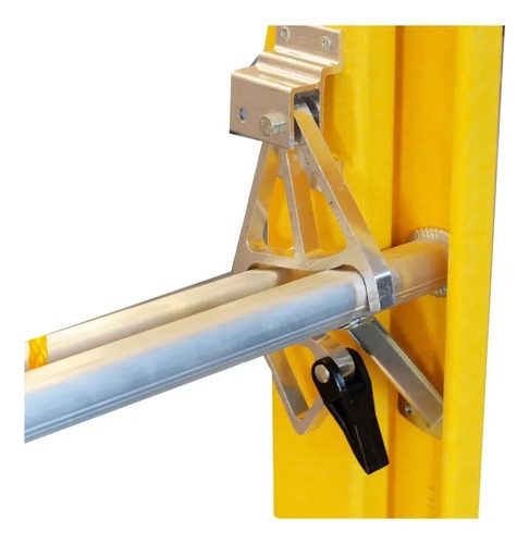Escalera Extensible Colisa Fibra Vidrio 20 Peldaños 6mt Alto Amarillo - Imagen 6