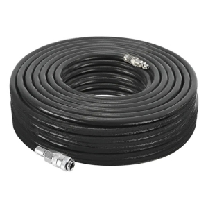 Manguera Pvc Para Compresor 15m 1/4 Npt Wadfow Uwqg2e15 Ff Color Negro