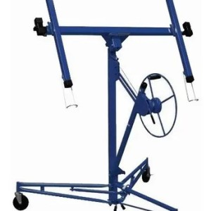 Elevador De Placas Drywall Yeso Fenolico 3.3 Mt Articulado Azul