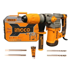 Rotomartillo Ingco 1600w 3850bpm 650rmp Color Amarillo Frecuencia 50/60hz