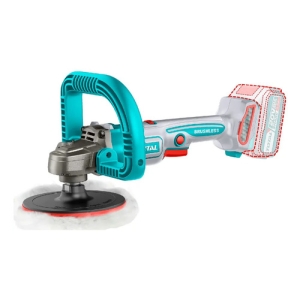 Lustra Pulidora Angular Inalámbrica Total 20v - Motor Sin Carbones - 7 Pulgadas, 180mm - Velocidad Variable - No Incluye Batería Ni Cargador - Tapli2018 Turquesa