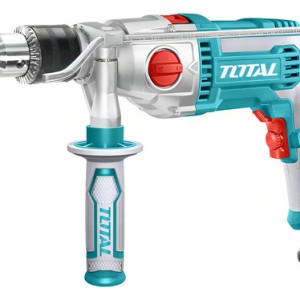 Taladro Percutor Total 1100w Industrial - Mandril 16mm, 3000rpm - Velocidad Variable - Tg211166 Turquesa 50/60hz