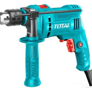 Taladro Percutor Total 710w Industrial - Mandril 13mm, 3000rpm, Velocidad Variable - Tg1071366 Turquesa 50/60hz