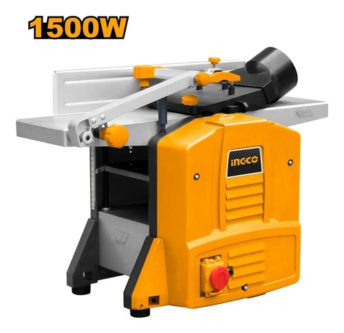 Garlopa Y Cepillo De Banco 1500w Ingco Jap15001 Amarillo - Imagen 2