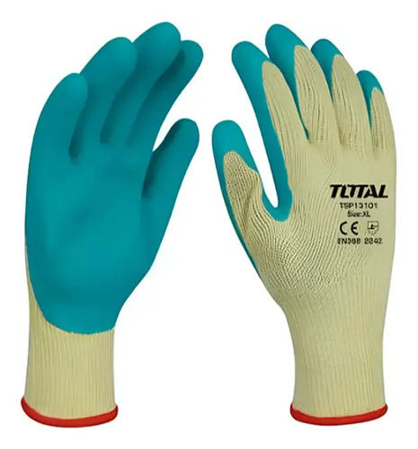 Guantes De Latex Para Cargas Pesadas Talle Xl Total Tsp13102